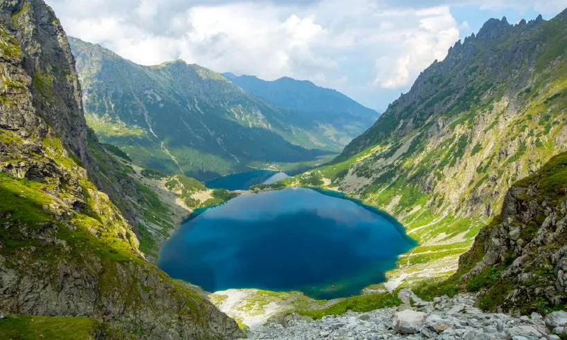 Morskie Oko, a glacial lake in the Tatra mountains near Murzasichle