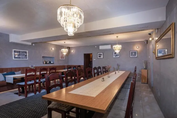 the dining room at Vila Efekt hotel