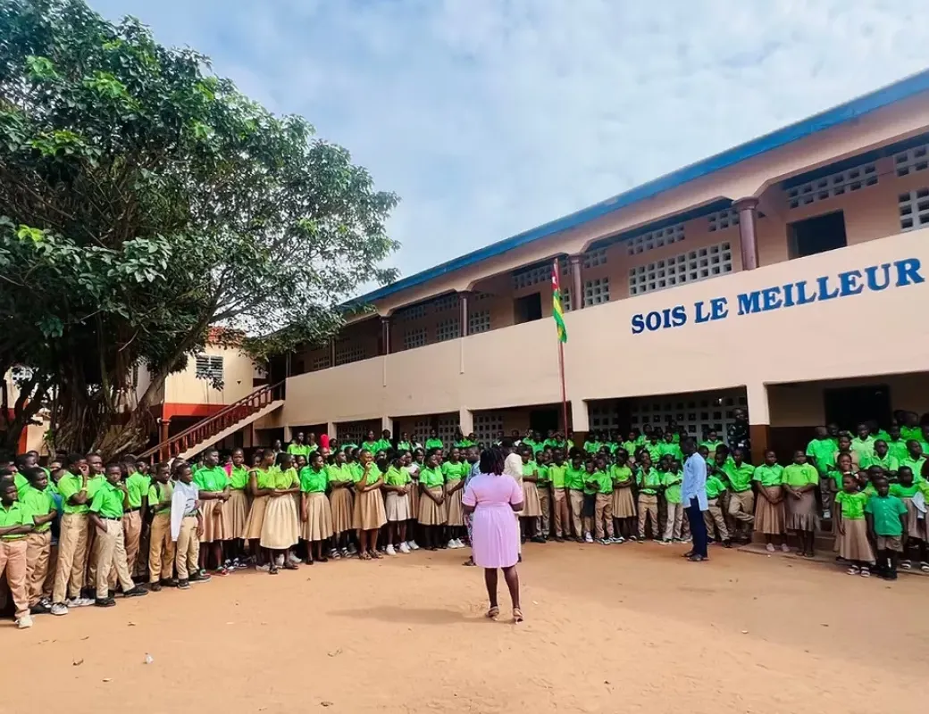 La Voie School building in Lomé, Togo