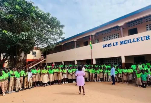 La Voie School building in Lomé, Togo